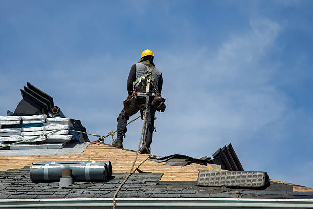 Professional Roof Repair technician working in Valhalla, NY